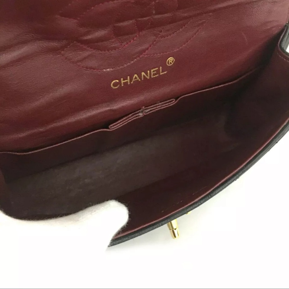 S0LD 7/8/22 CHANEL Classic Medium Double Flap Gold Chain Bag +Serial Card - Picture 5 of 17